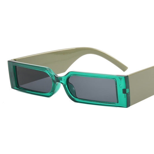 Razor-Glimpse Rectangular Sunglasses