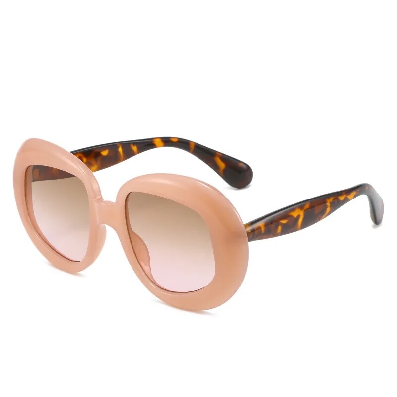 pink round sunglasses