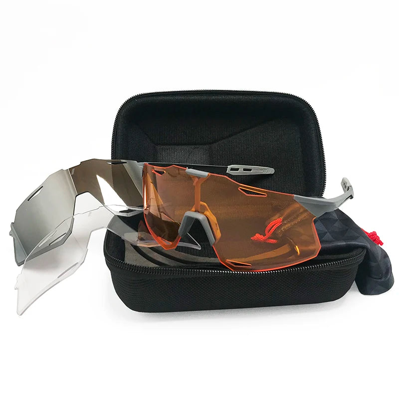 orange polarized sport sunglasses