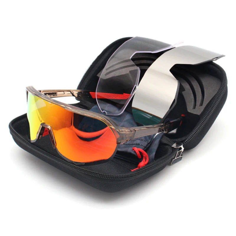 orange polarized sport sunglasses 