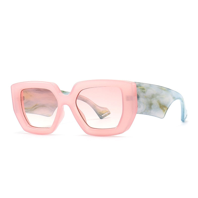 pink square sunglasses