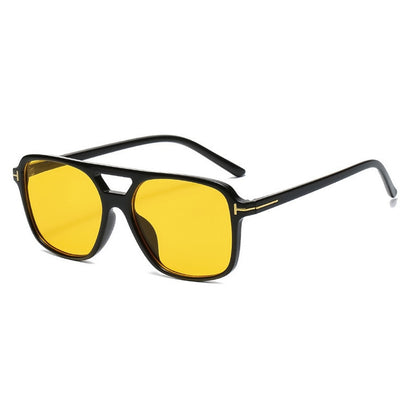 yellow aviator sunglasses