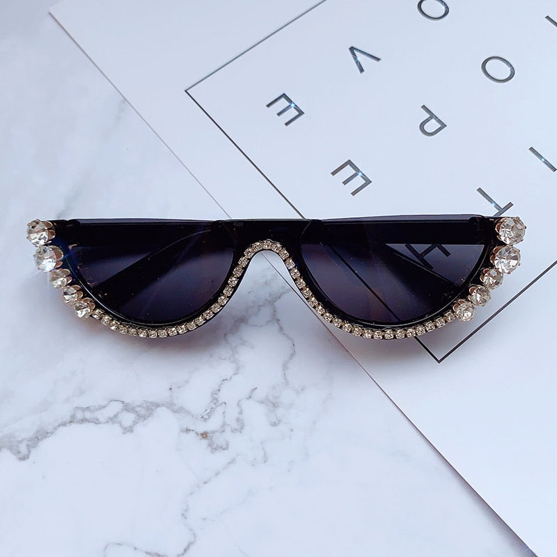 black cat eye sunglasses