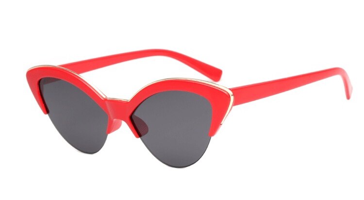 red cat eye sunglasses 