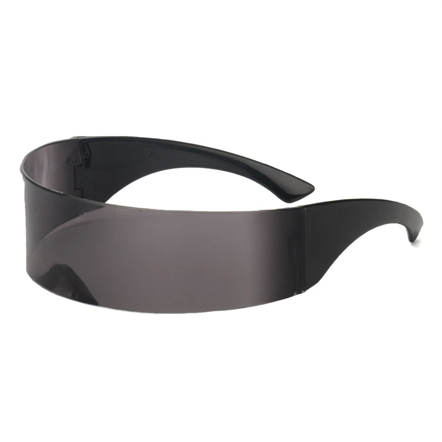 black rimless sunglasses