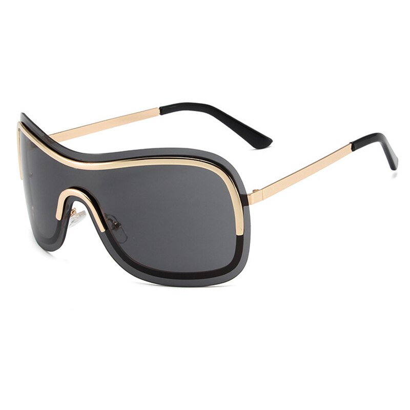 black rimless sunglasses